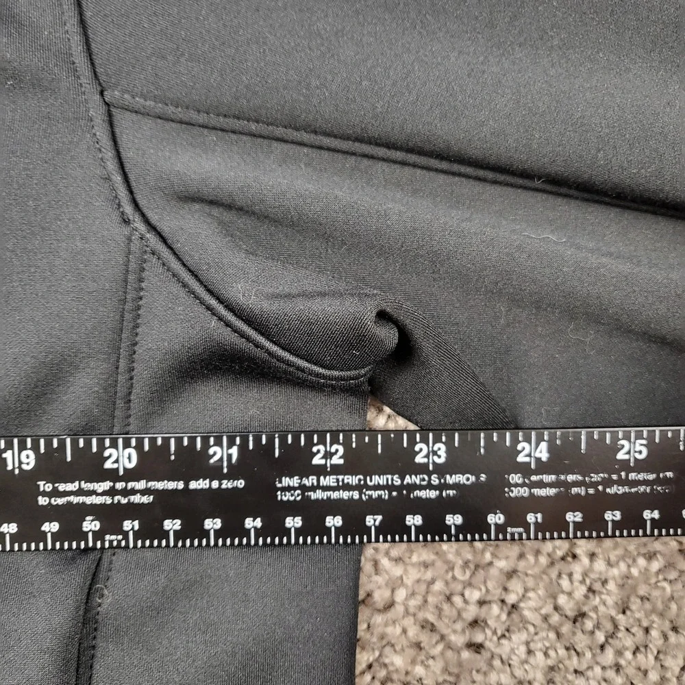 Mountain Hardwear OM6030 Mens Large Black Softshell Fleece Lined Jacket Full Zip